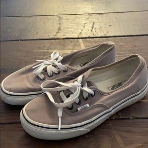 grey vans! size 6.5 women’s
